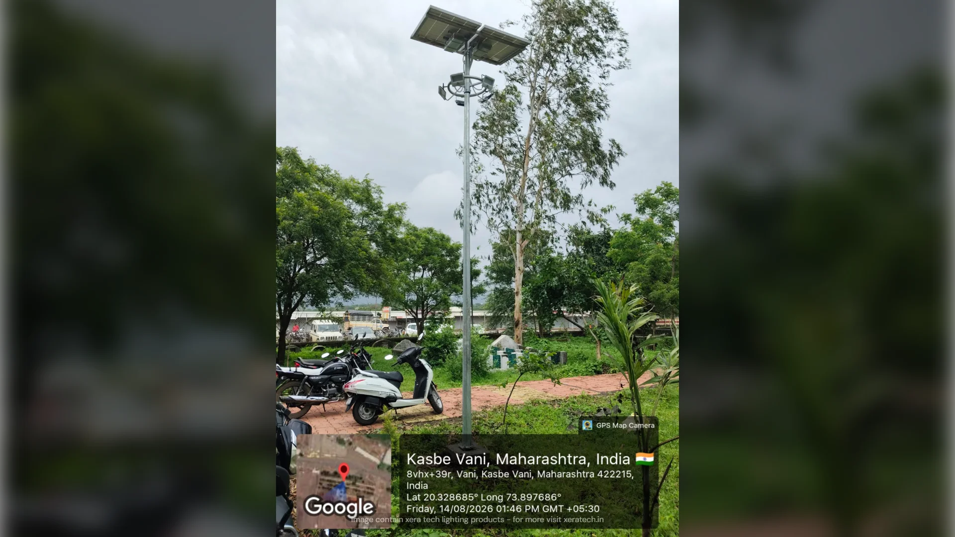 Solar Highmast Light Installation at Kasbe Vani thumbnail 5