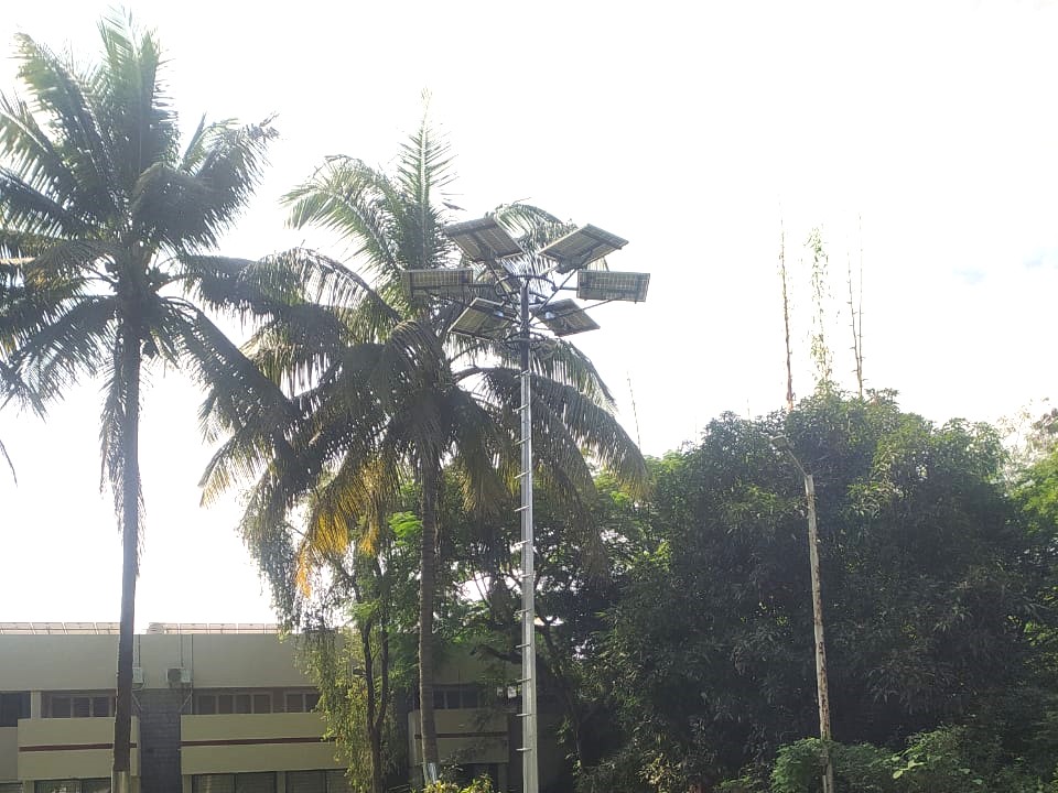 Solar Highmast light system installed at Nashik preview