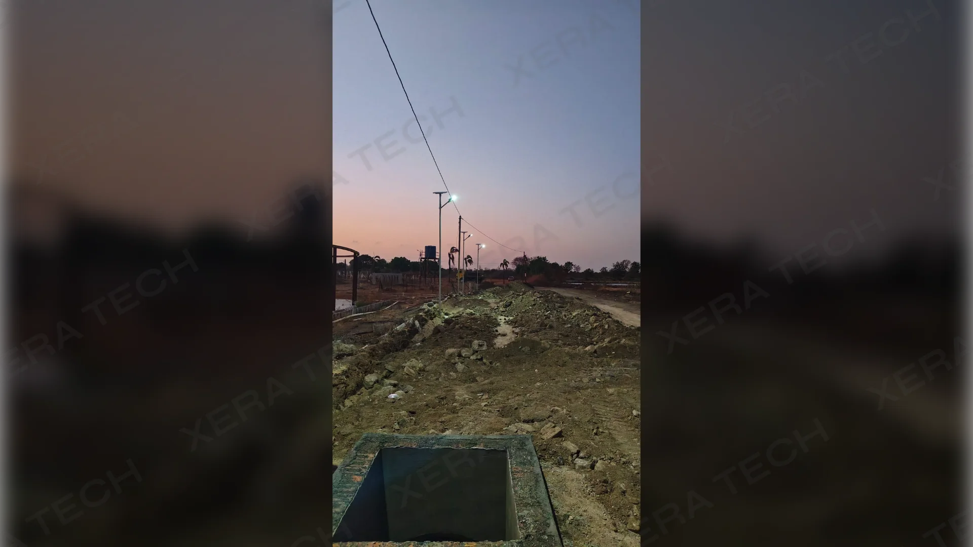 Solar Street Light Installation on Nashik Road Project – main project image
