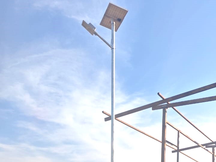 Solar street light installation successfully at Devgaon,maharashtra – Xera Tech LED Lighting in Devgaon,maharashtra