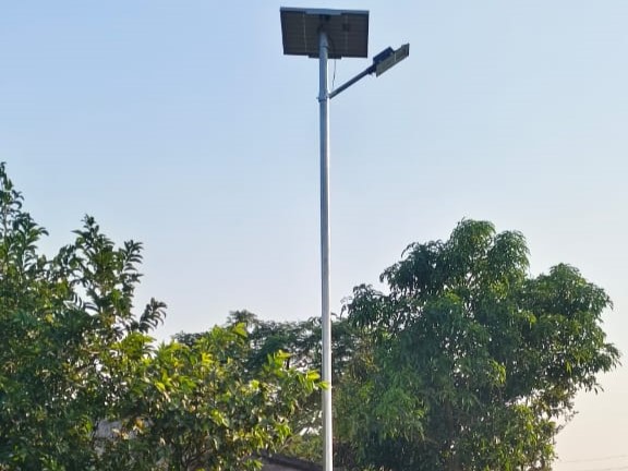 Solar street light installed at Kotamgaon, Nashik, Maharashtra - Gallery Image 2
