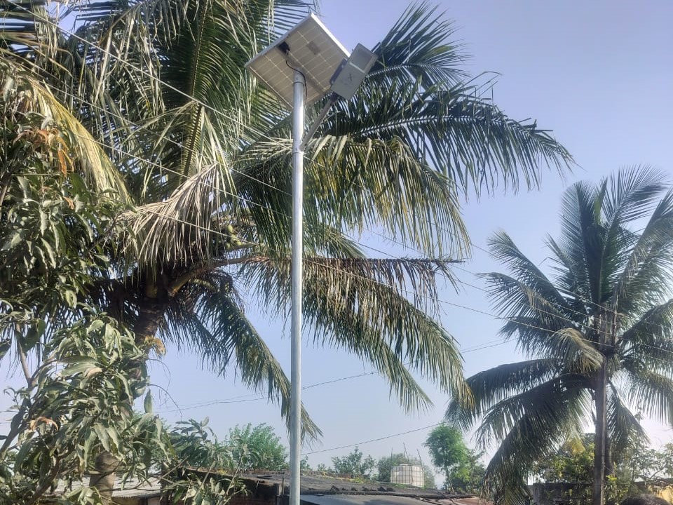 Solar street light installed at Kotamgaon, Nashik, Maharashtra - Gallery Image 6