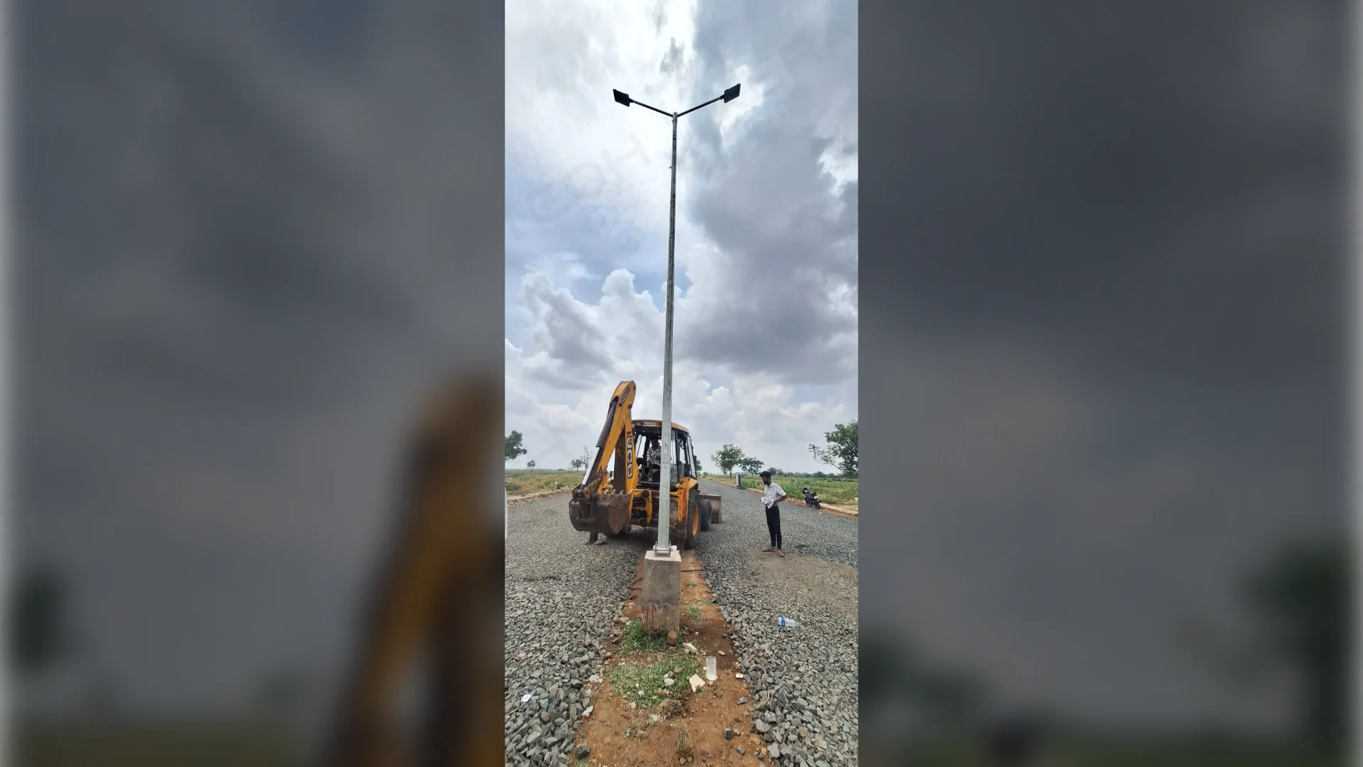 Street Light Installation at Jagat Circle Kalaburagi thumbnail 4