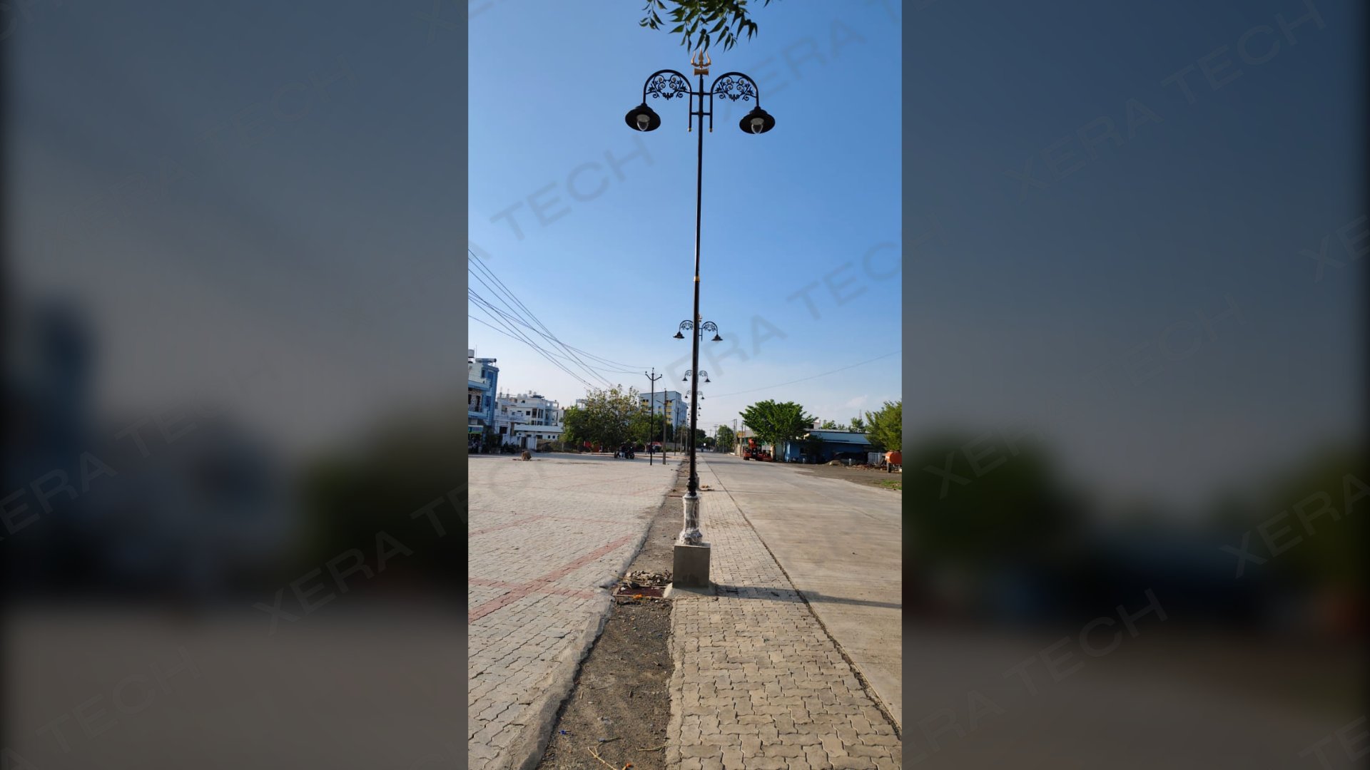 Trishul Theme Decorative Street Lighting Parbhani – main project image